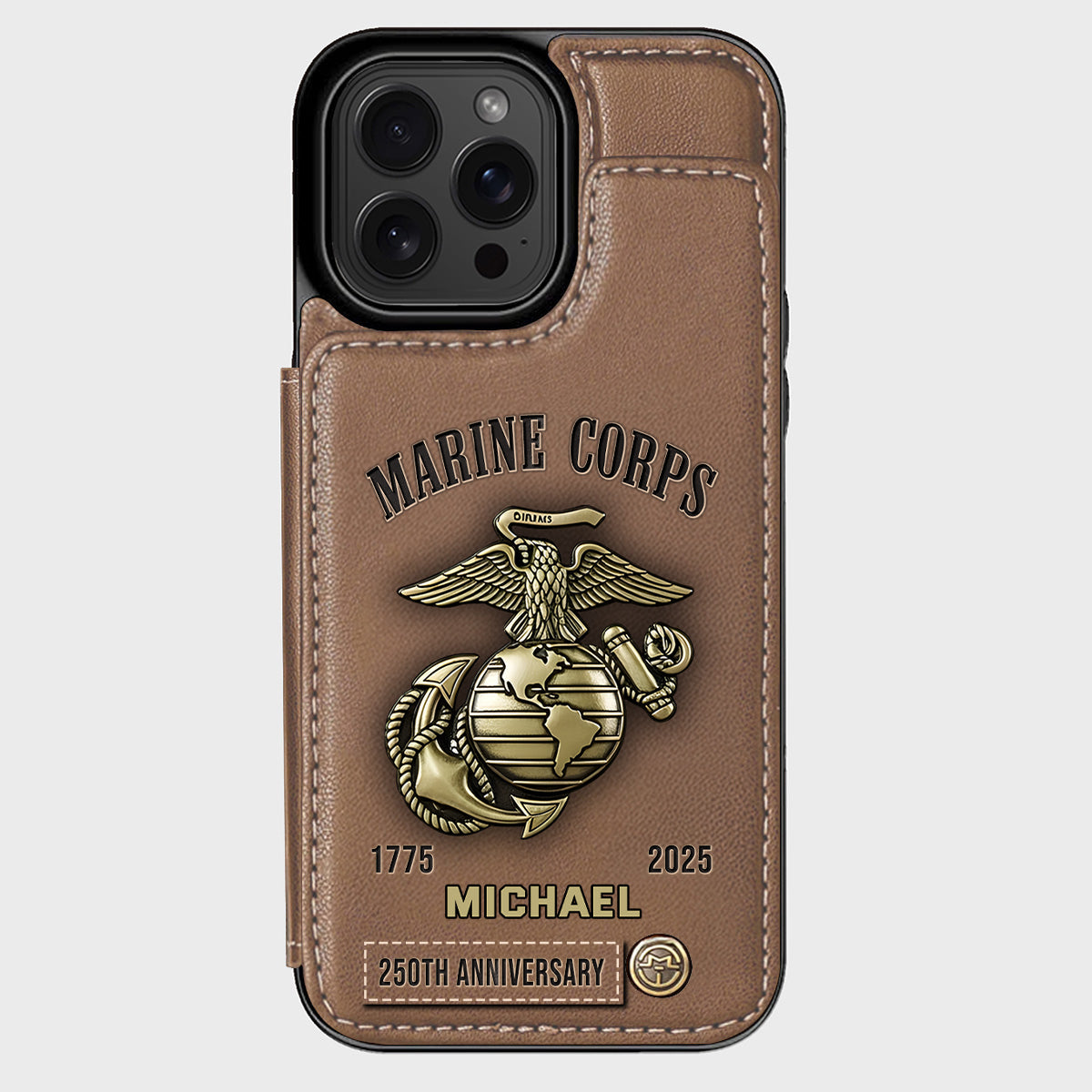 Proud Veteran - Personalized Veteran Wallet Phone Case