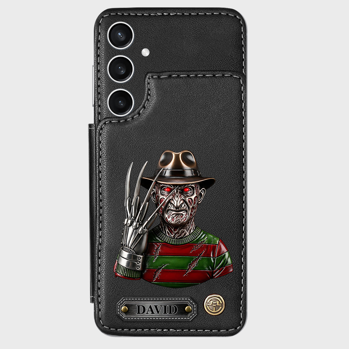 Scary Halloween - Personalized Horror Character Wallet Phone Case