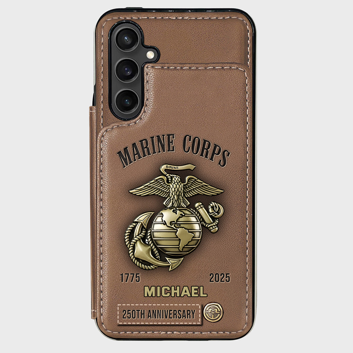 250th Anniversary - Personalized Veteran Wallet Phone Case
