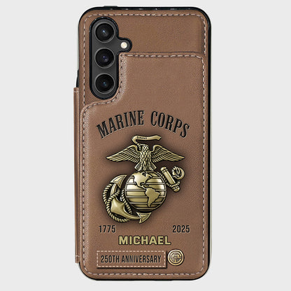 250th Anniversary - Personalized Veteran Wallet Phone Case