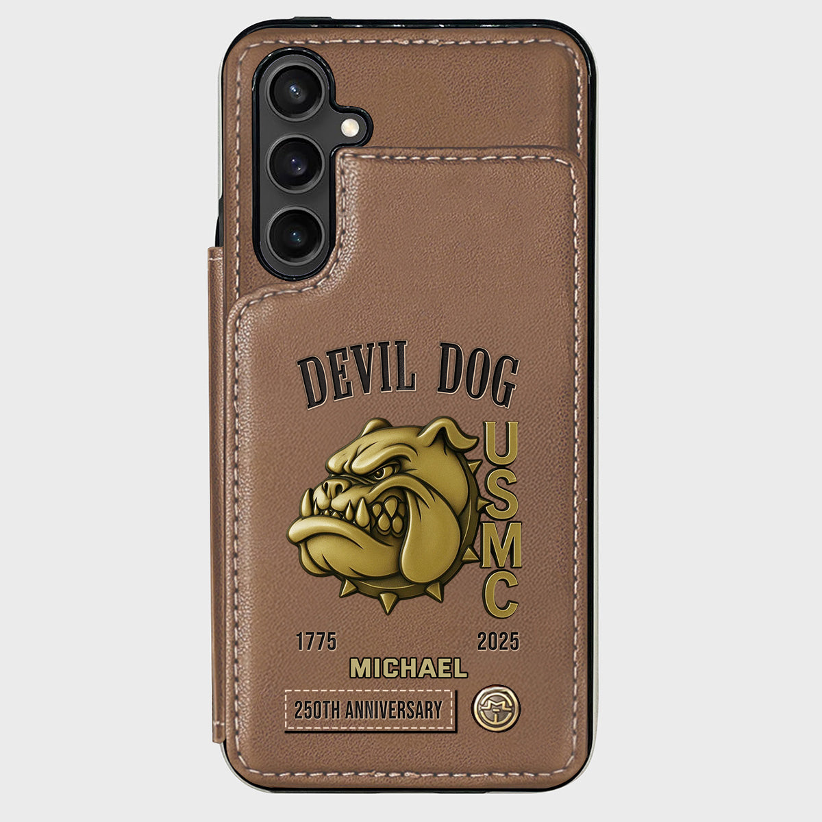 250th Anniversary - Personalized Veteran Wallet Phone Case