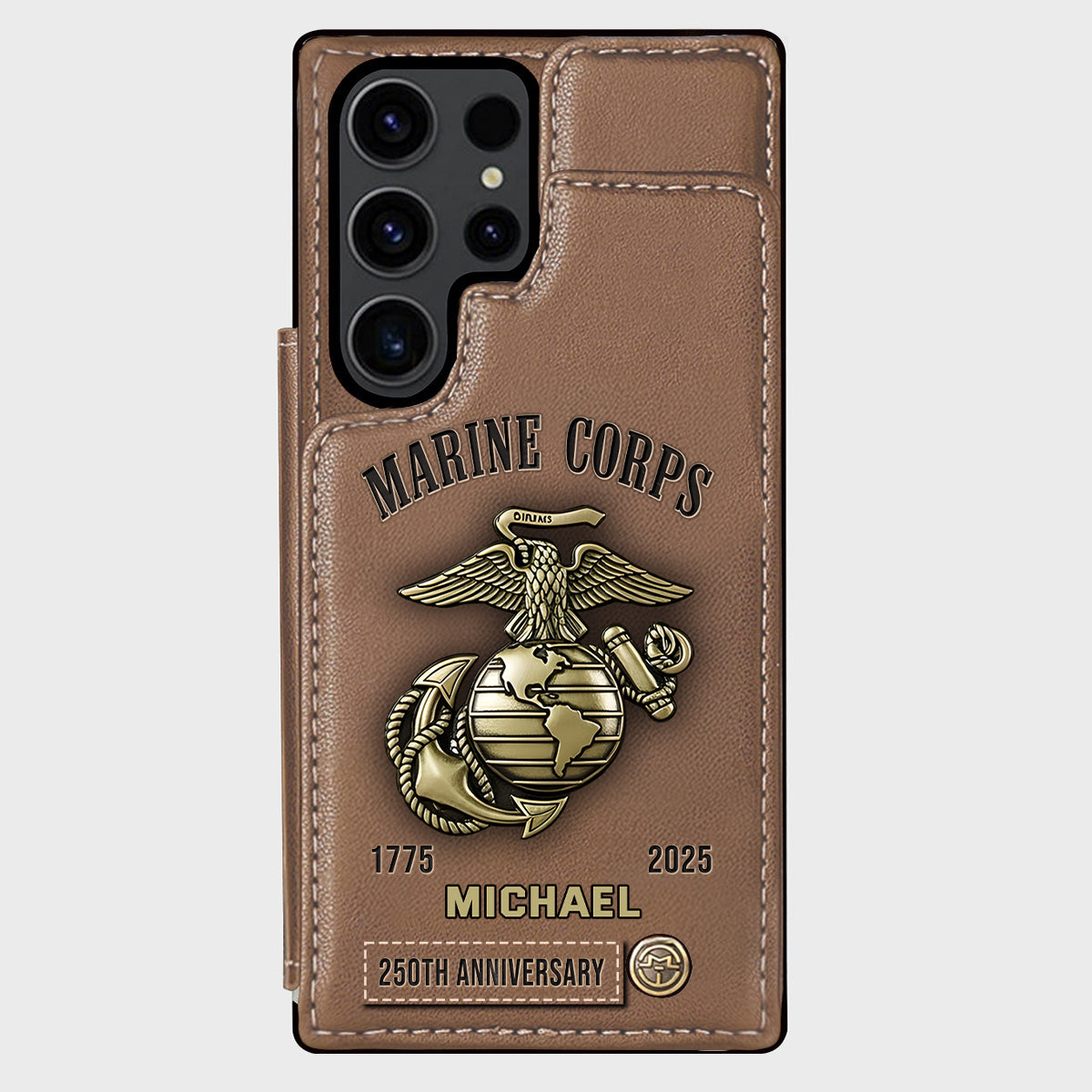 250th Anniversary - Personalized Veteran Wallet Phone Case