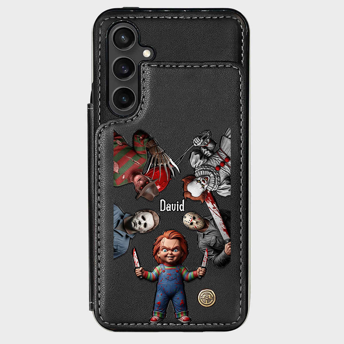 Horrors Characters - Personalized Horror Character Wallet Phone Case