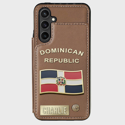 Proud Dominican - Personalized Expats Wallet Phone Case