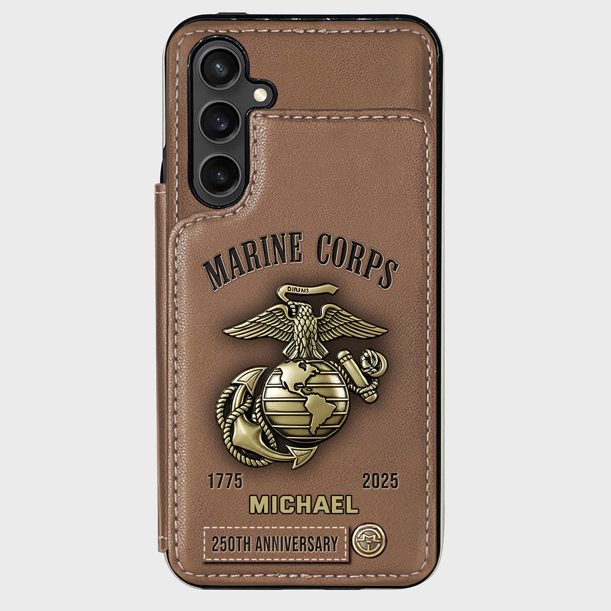 250th Anniversary - Personalized Veteran Wallet Phone Case