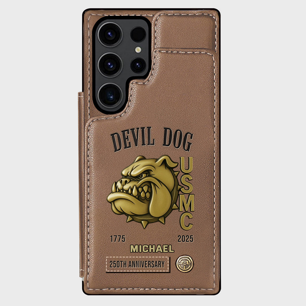 250th Anniversary - Personalized Veteran Wallet Phone Case