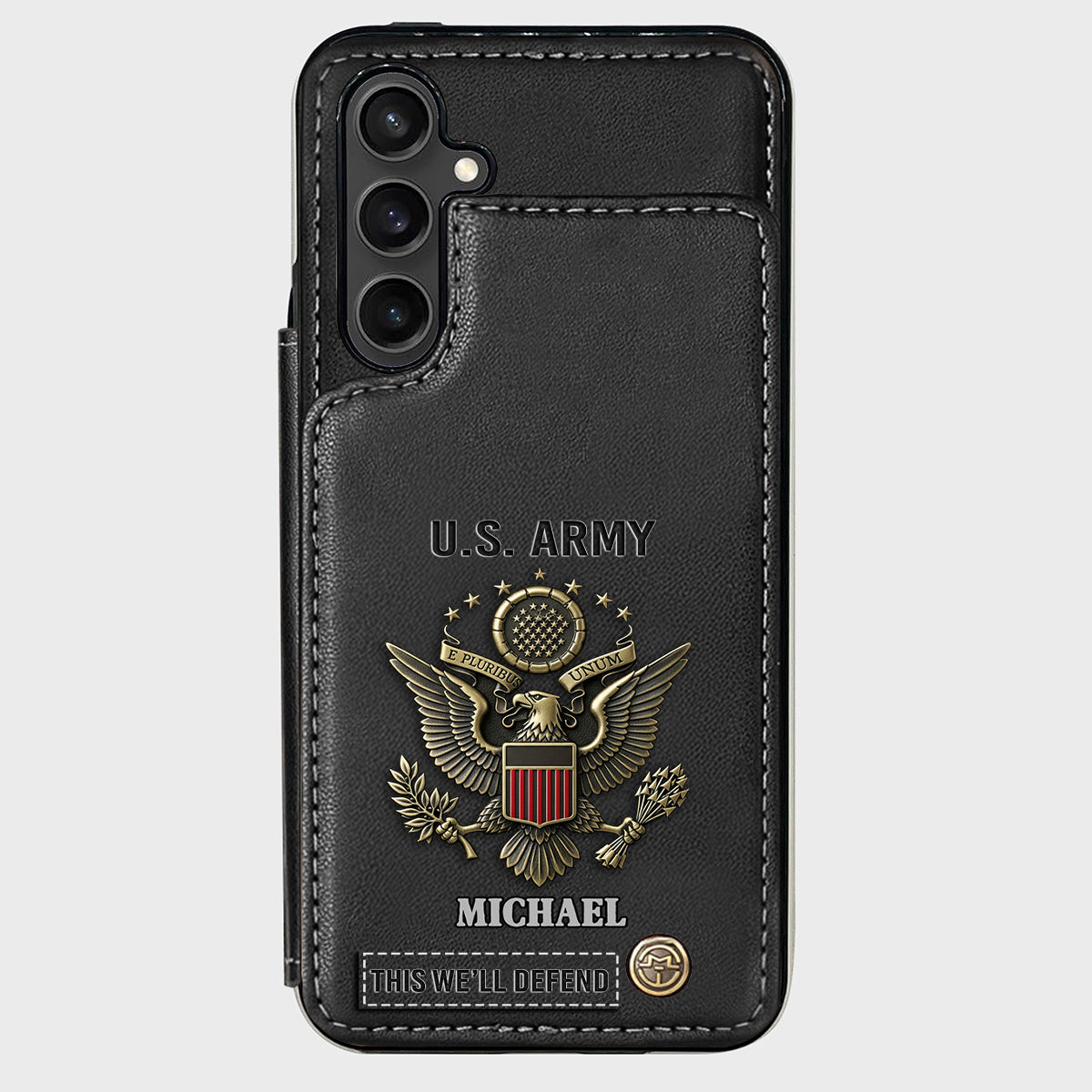 This We'll Defend - Personalized Veteran Wallet Phone Case