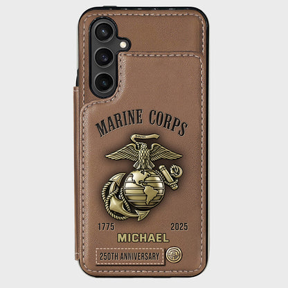 250th Anniversary - Personalized Veteran Wallet Phone Case