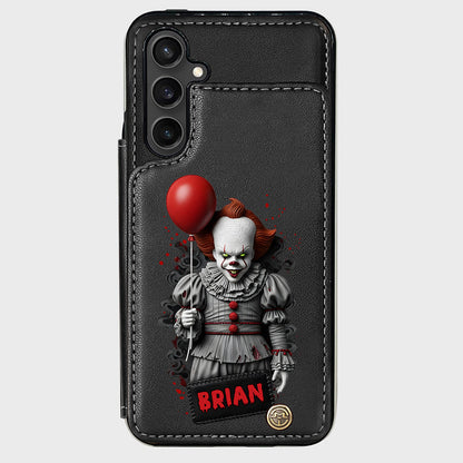 Scary Halloween - Personalized Horror Character Wallet Phone Case