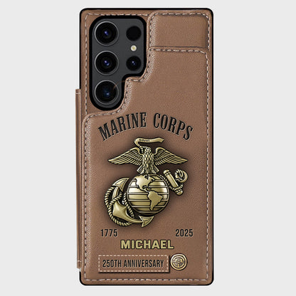 250th Anniversary - Personalized Veteran Wallet Phone Case