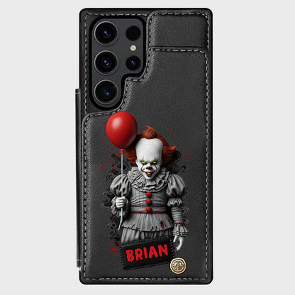Scary Halloween - Personalized Horror Character Wallet Phone Case
