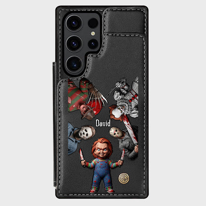 Horrors Characters - Personalized Horror Character Wallet Phone Case