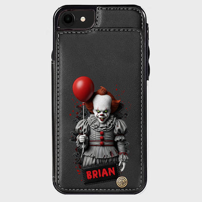 Scary Halloween - Personalized Horror Character Wallet Phone Case