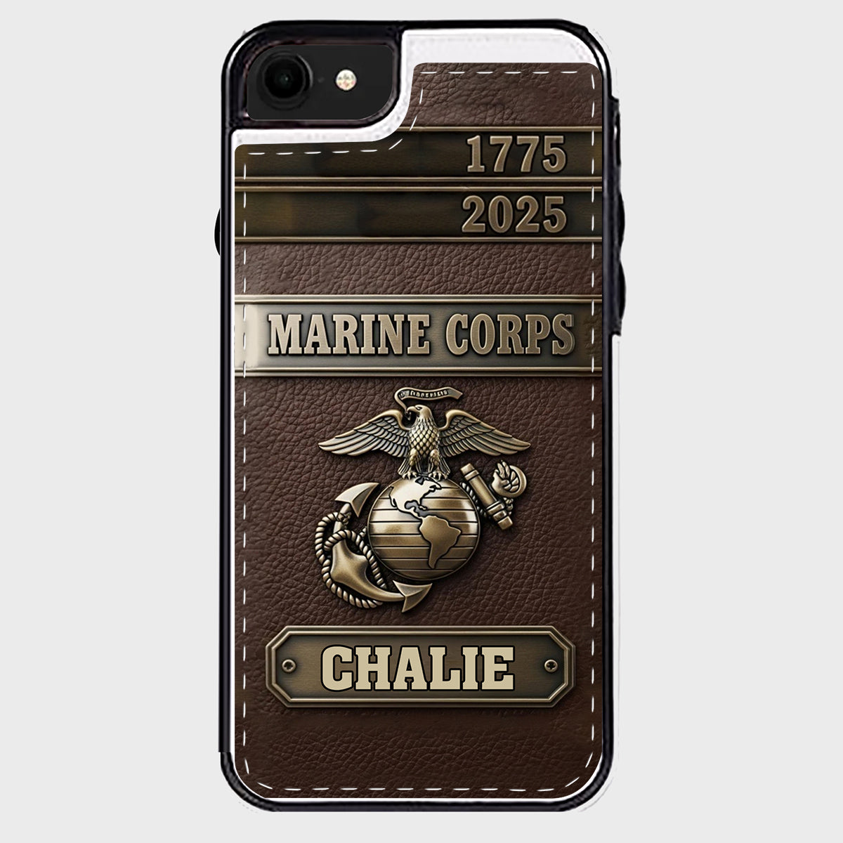 USMC 250th Anniversary - Personalized Veteran Foldable Wallet Phone Case