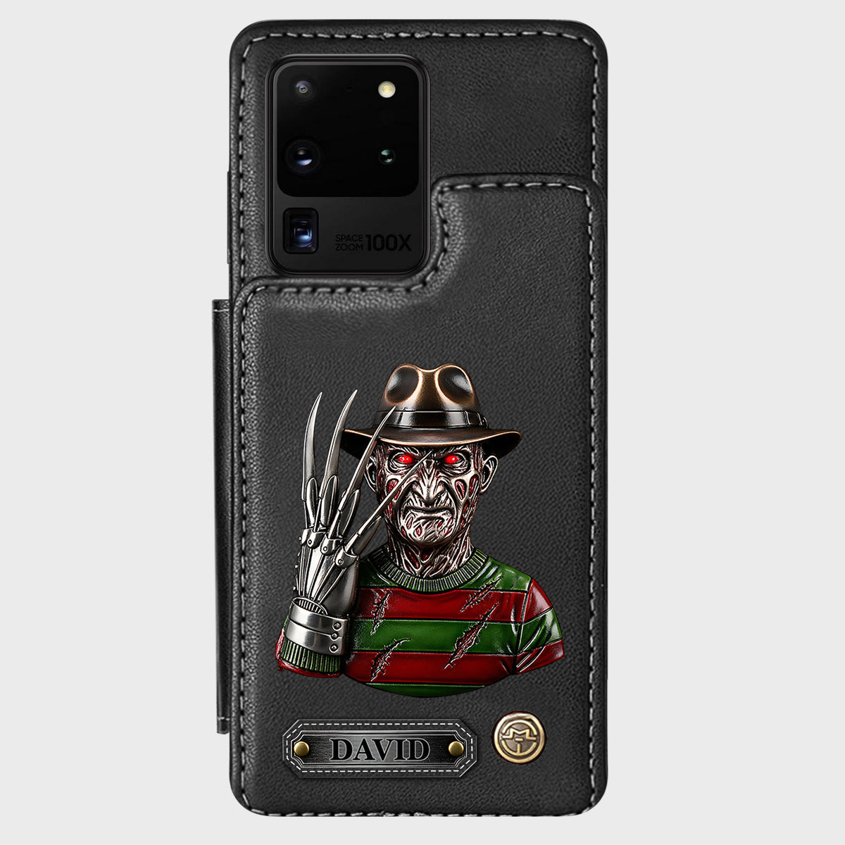 Scary Halloween - Personalized Horror Character Wallet Phone Case