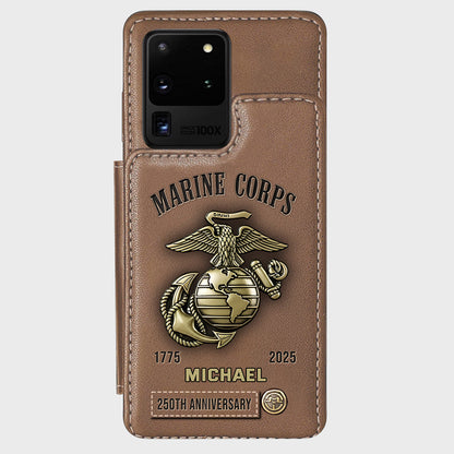 250th Anniversary - Personalized Veteran Wallet Phone Case