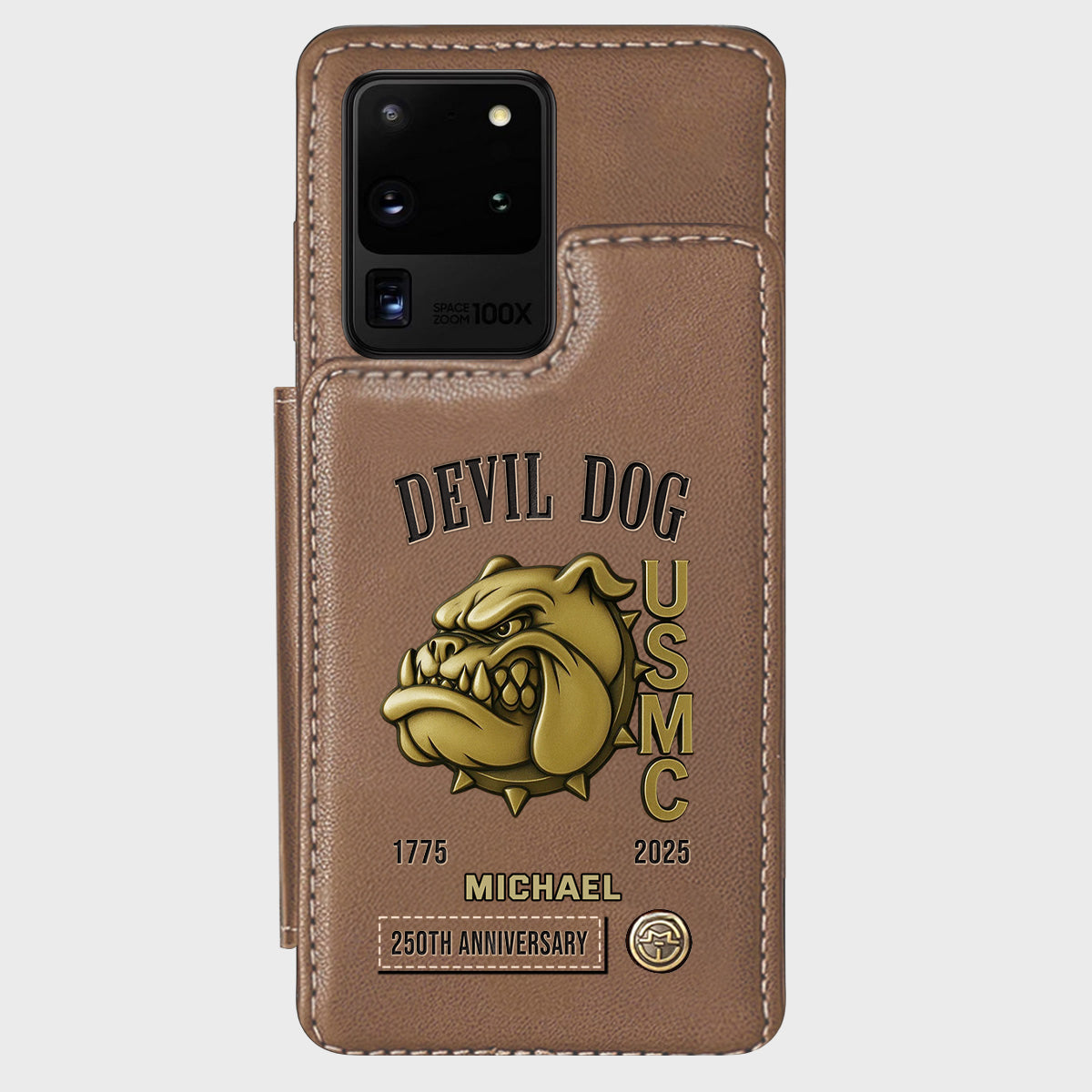 250th Anniversary - Personalized Veteran Wallet Phone Case