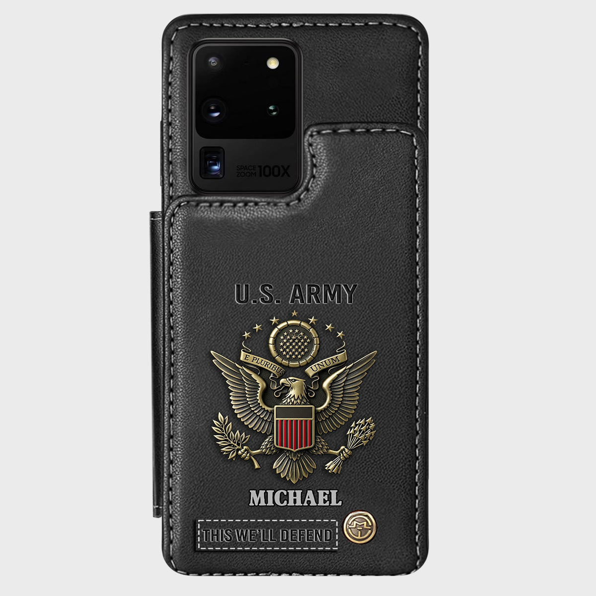 This We'll Defend - Personalized Veteran Wallet Phone Case