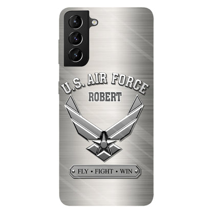 Fly · Fight · Win - Personalized Veteran Full Print Phone Case