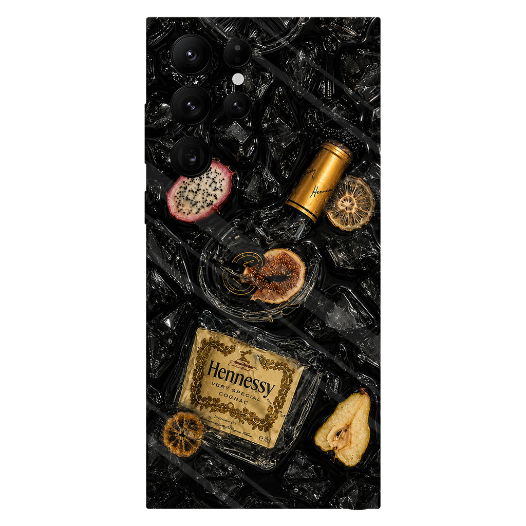 Exploding Liquor Bottle Art - Personalized Alcoholic beverage Full Print Phone Case
