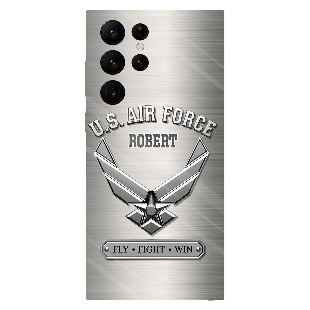 Fly · Fight · Win - Personalized Veteran Full Print Phone Case