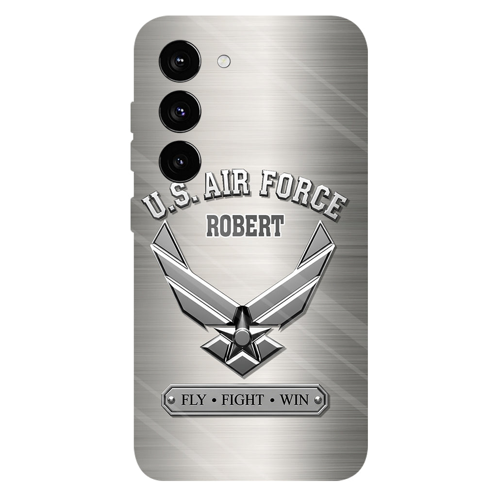 Fly · Fight · Win - Personalized Veteran Full Print Phone Case