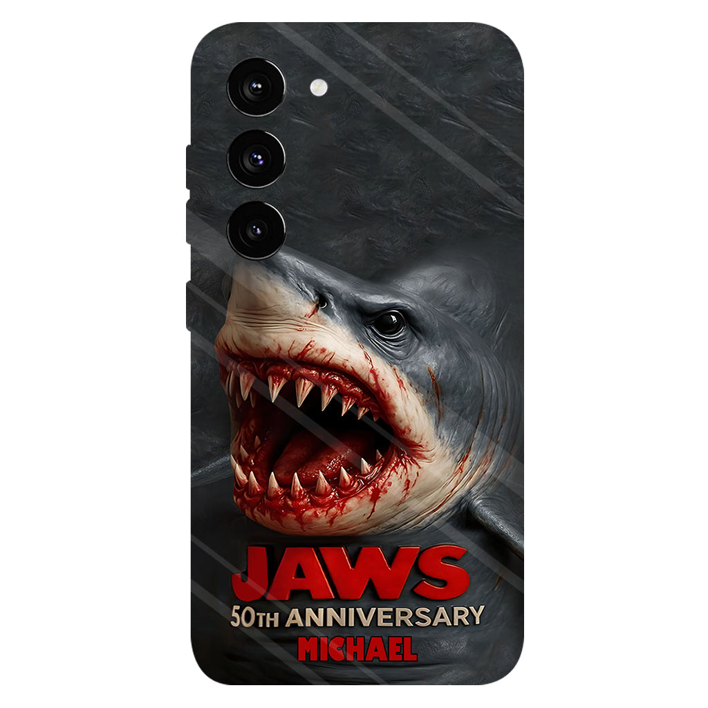 Scary Shark - Personalized Shark Full Print Phone Case