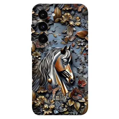 Stunning Horse - Personalized Horse Full Print Phone Case