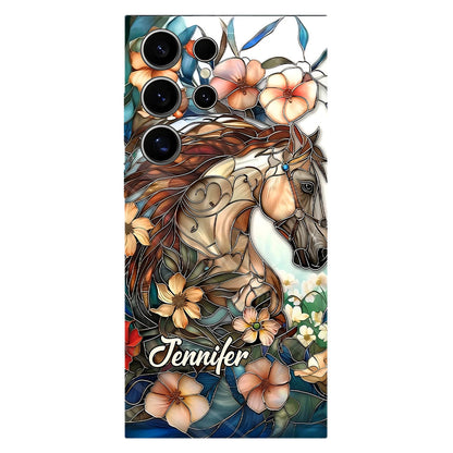 Love Horses - Personalized Horse Full Print Phone Case