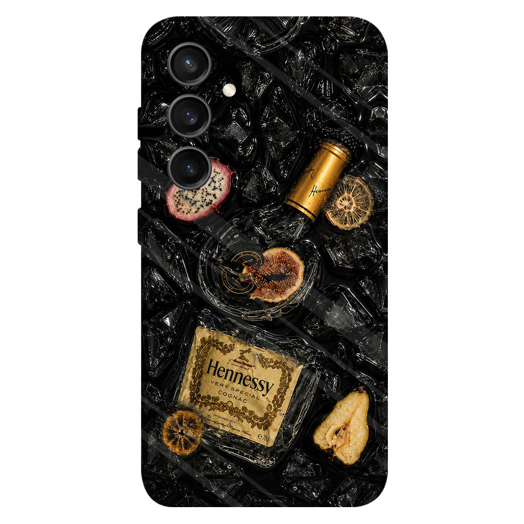 Exploding Liquor Bottle Art - Personalized Alcoholic beverage Full Print Phone Case