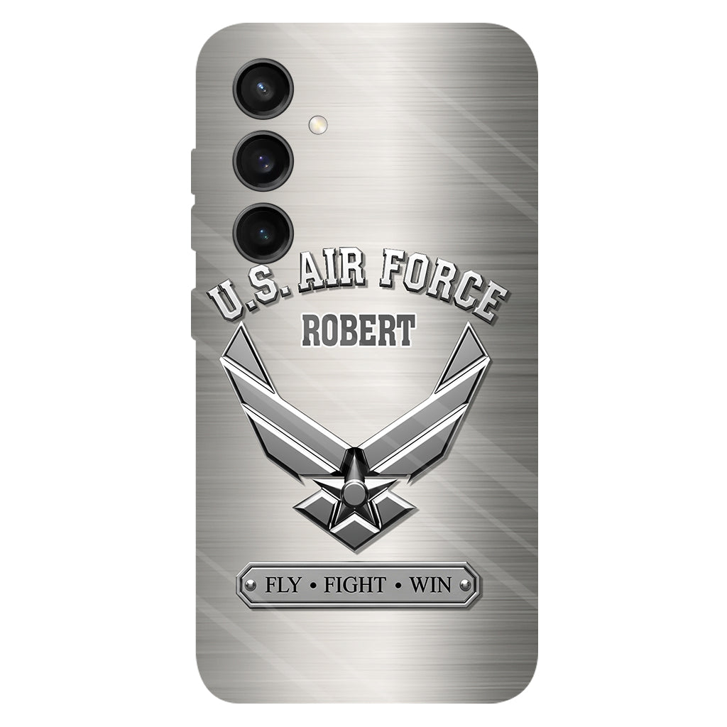 Fly · Fight · Win - Personalized Veteran Full Print Phone Case