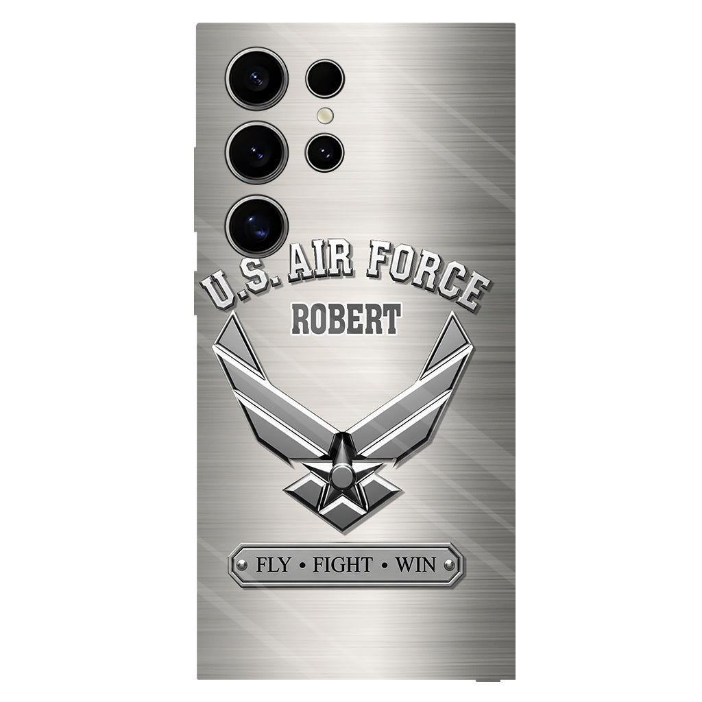 Fly · Fight · Win - Personalized Veteran Full Print Phone Case