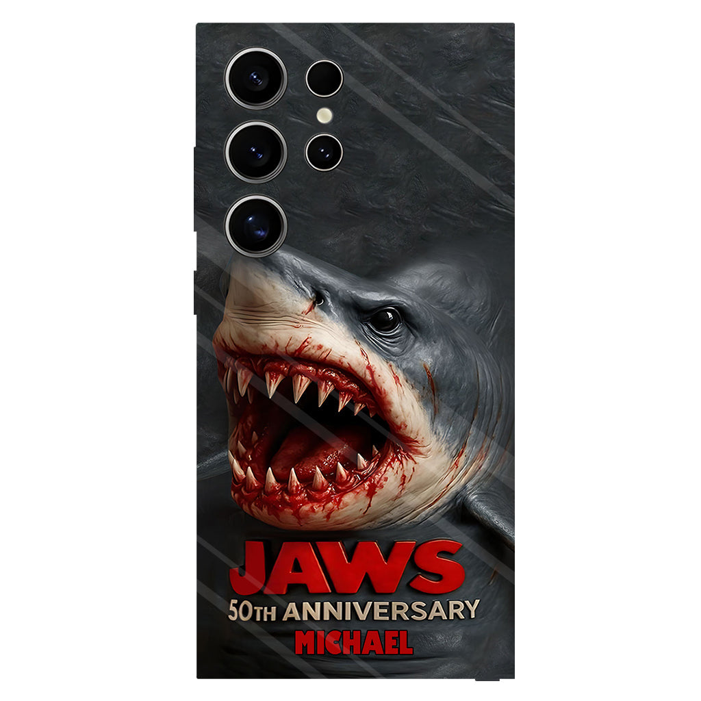 Scary Shark - Personalized Shark Full Print Phone Case