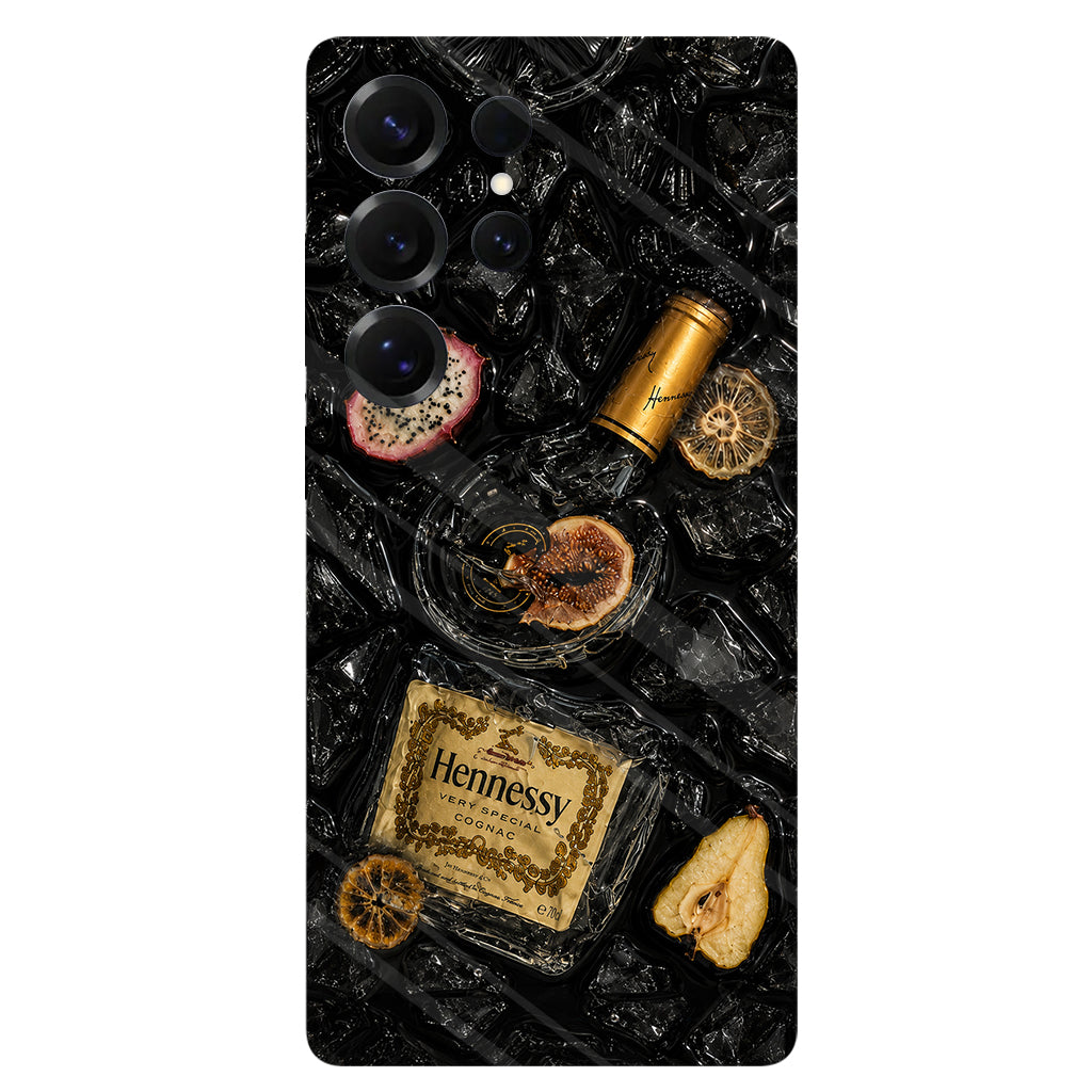 Exploding Liquor Bottle Art - Personalized Alcoholic beverage Full Print Phone Case