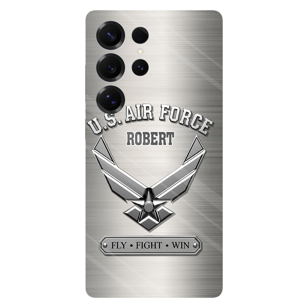 Fly · Fight · Win - Personalized Veteran Full Print Phone Case