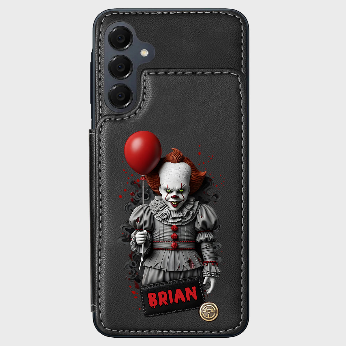 Scary Halloween - Personalized Horror Character Wallet Phone Case