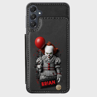 Scary Halloween - Personalized Horror Character Wallet Phone Case