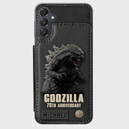 Monster 70th Anniversary Custom Name - Personalized Giant Monster Wallet Phone Case
