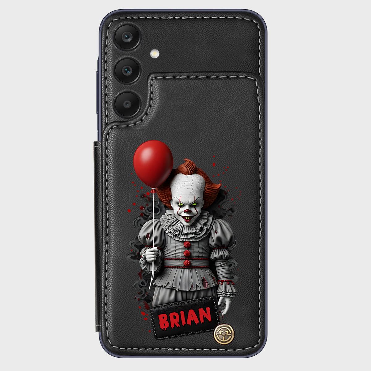 Scary Halloween - Personalized Horror Character Wallet Phone Case
