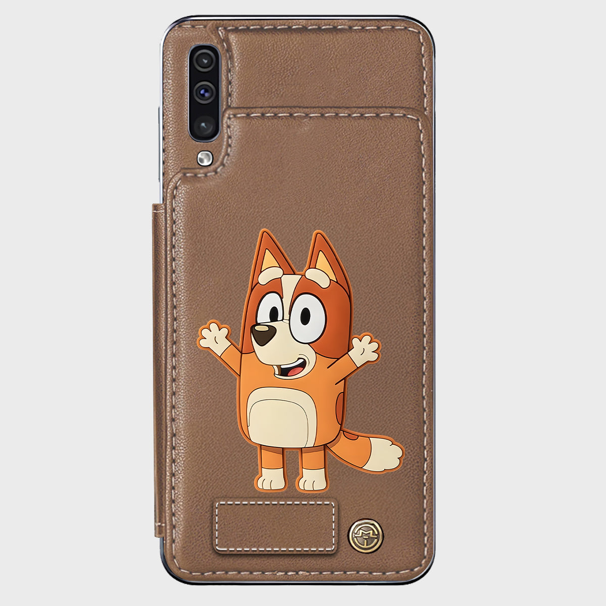 Blue Dog Custom Name - Personalized Blue Dog Wallet Phone Case