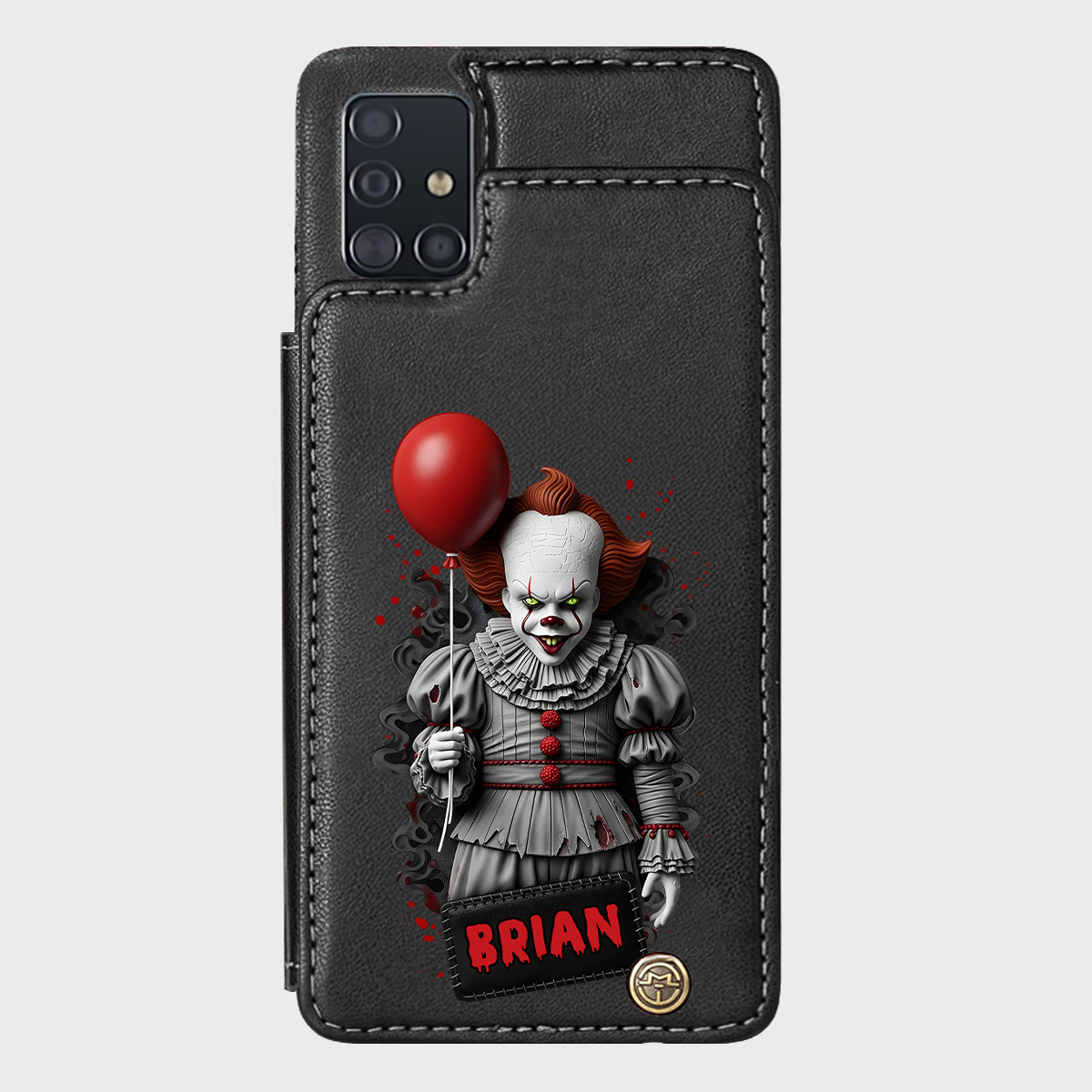 Scary Halloween - Personalized Horror Character Wallet Phone Case