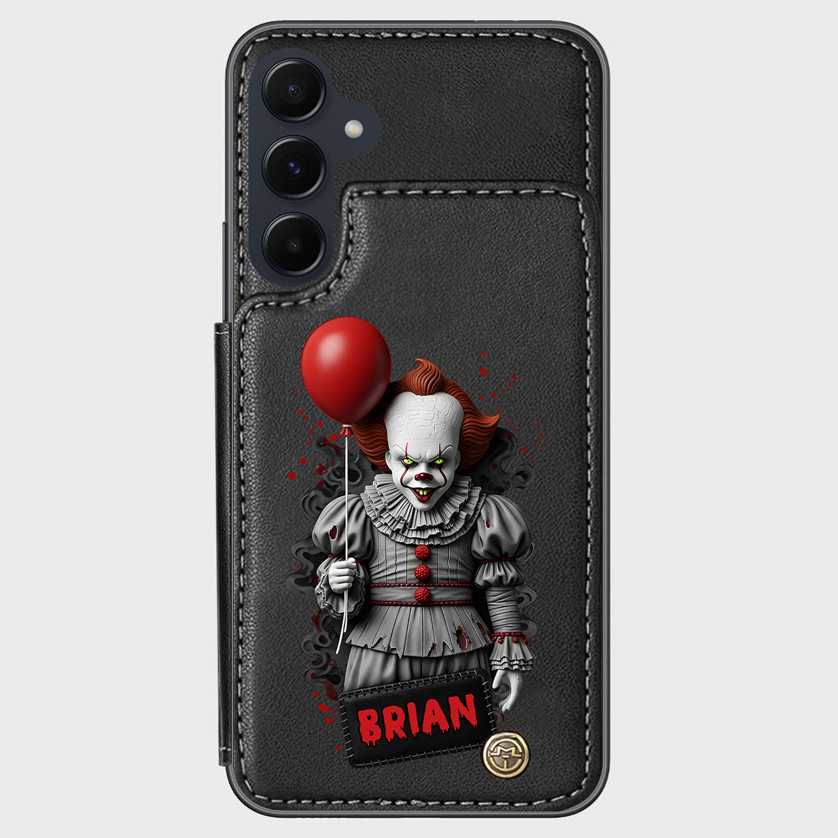 Scary Halloween - Personalized Horror Character Wallet Phone Case
