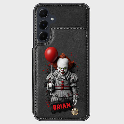 Scary Halloween - Personalized Horror Character Wallet Phone Case