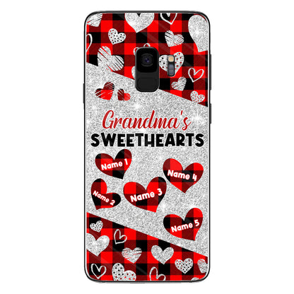 Grandma's Sweethearts - Personalized Valentine Grandma Phone Case
