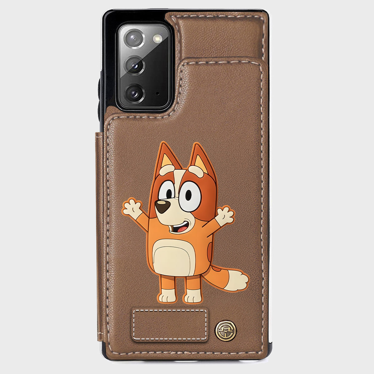 Blue Dog Custom Name - Personalized Blue Dog Wallet Phone Case