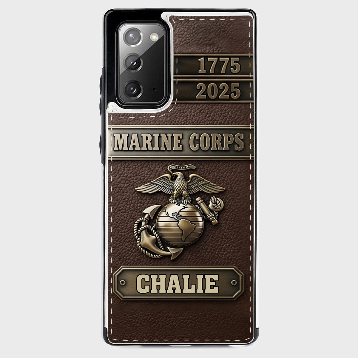 USMC 250th Anniversary - Personalized Veteran Foldable Wallet Phone Case