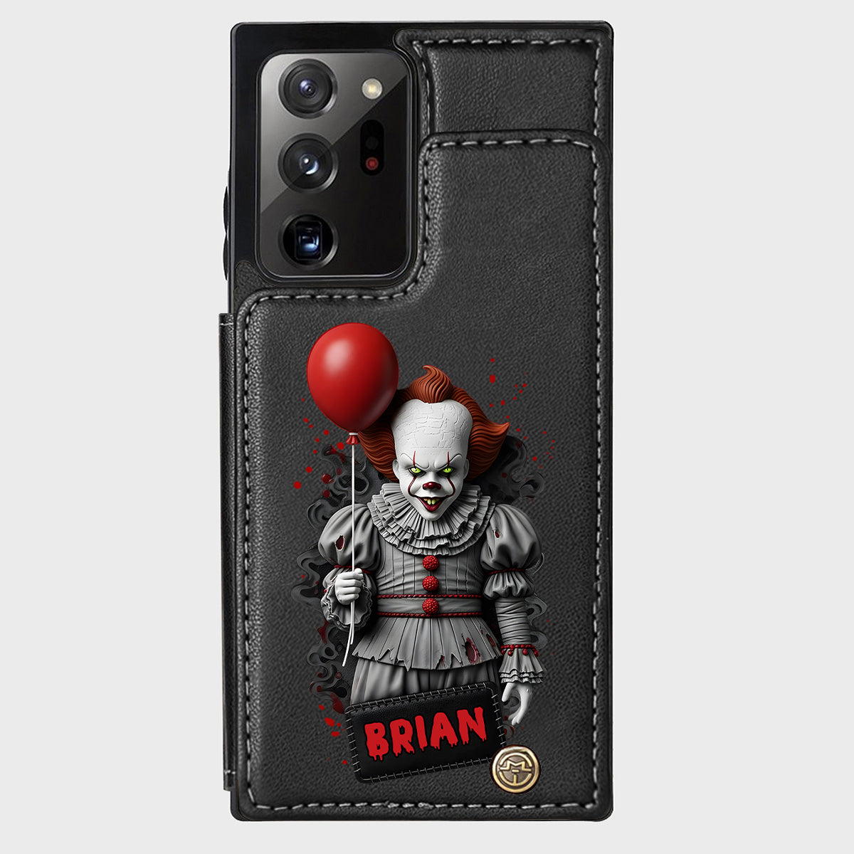 Scary Halloween - Personalized Horror Character Wallet Phone Case