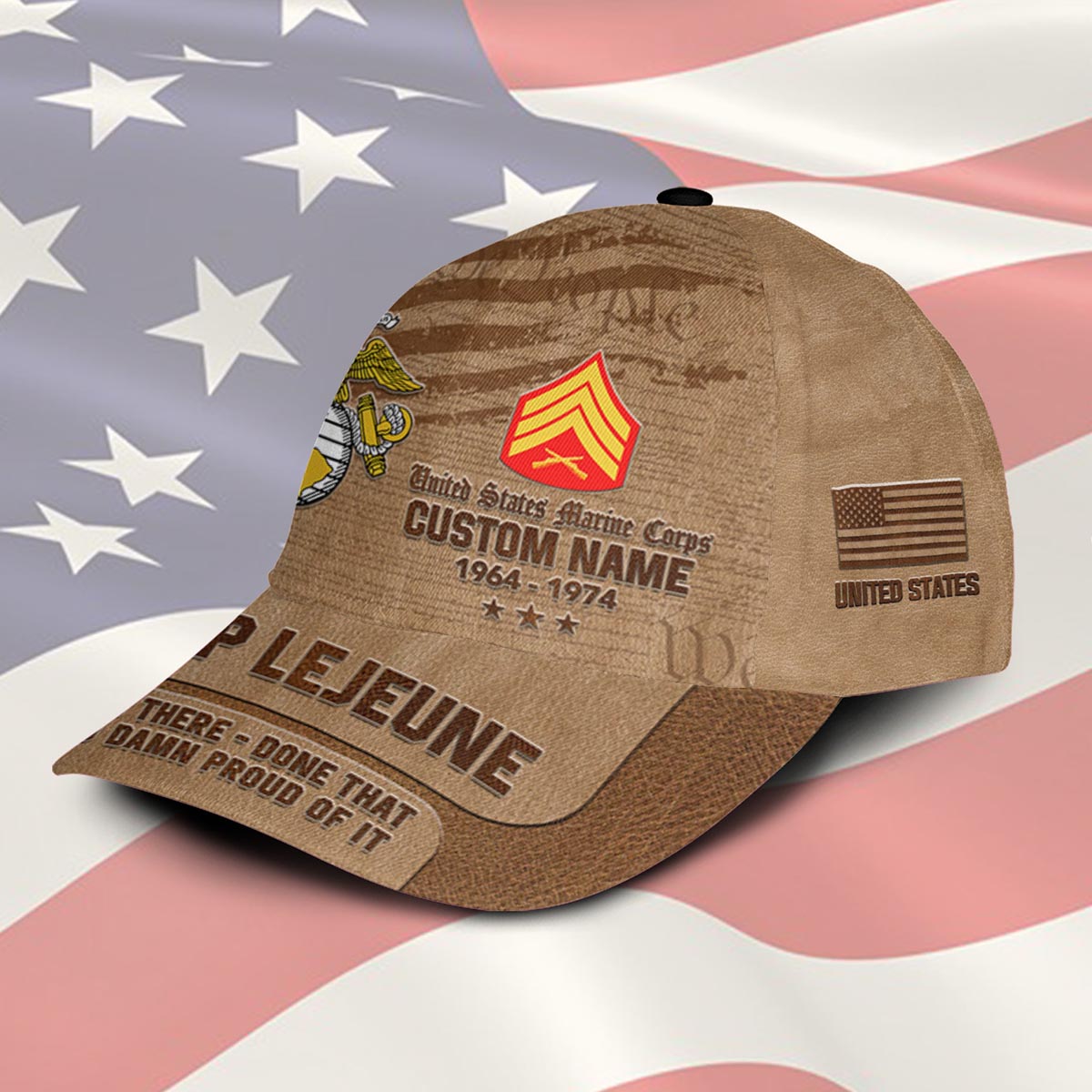 Proud Veteran - Personalized Veteran Classic Cap