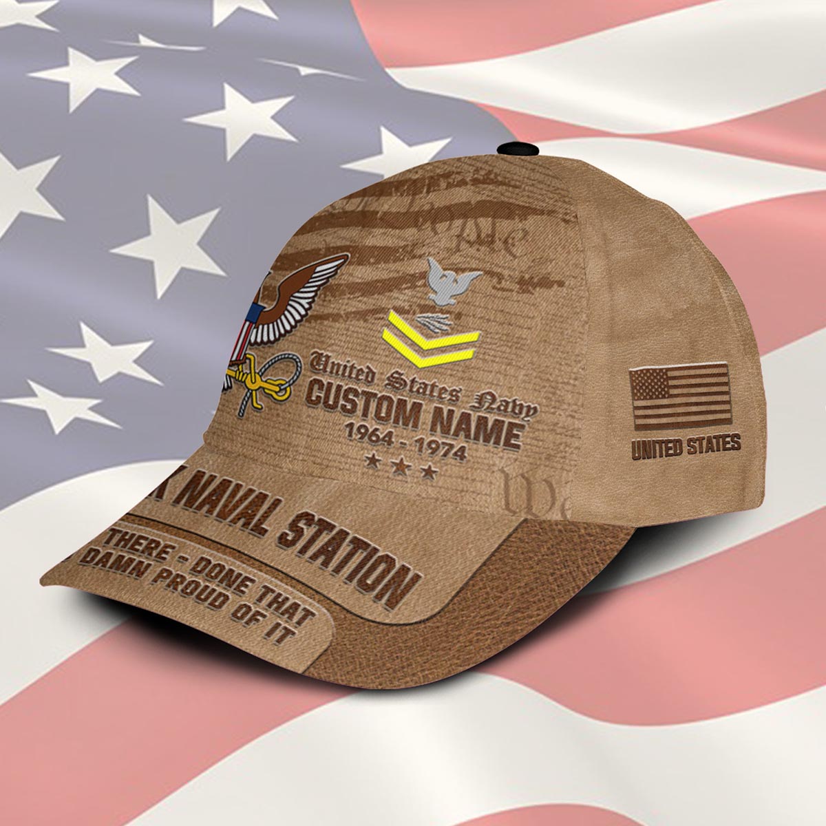 Proud Veteran - Personalized Veteran Classic Cap
