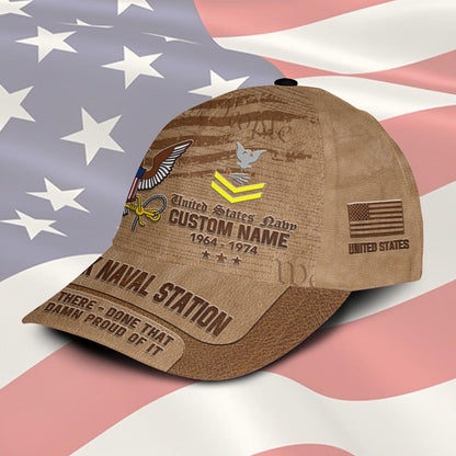 Proud Veteran - Personalized Veteran Classic Cap